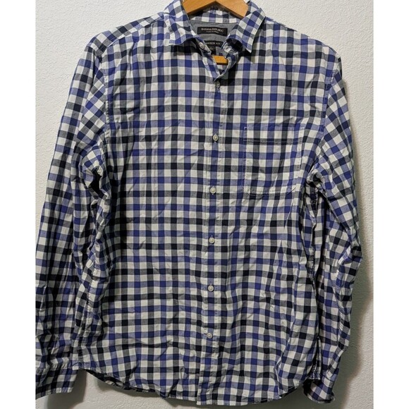Banana Republic Other - Banana Republic Camden Fit Gingham Plaid Men's Long Sleeve Size Large (505)